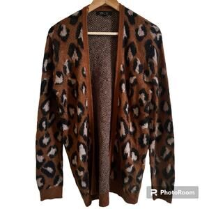 Witty fix women’s cardigan‎ small animal print